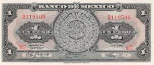 Mexiko p.59j 1 Peso 1967